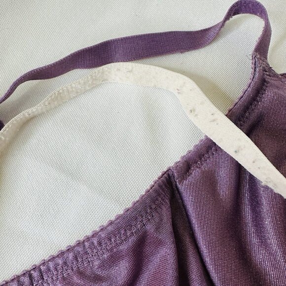 Wacoal Bra 36B 85231 Underwire Lined Lightly Padded Lace Purple Cream Set of 2 - Picture 4 of 11